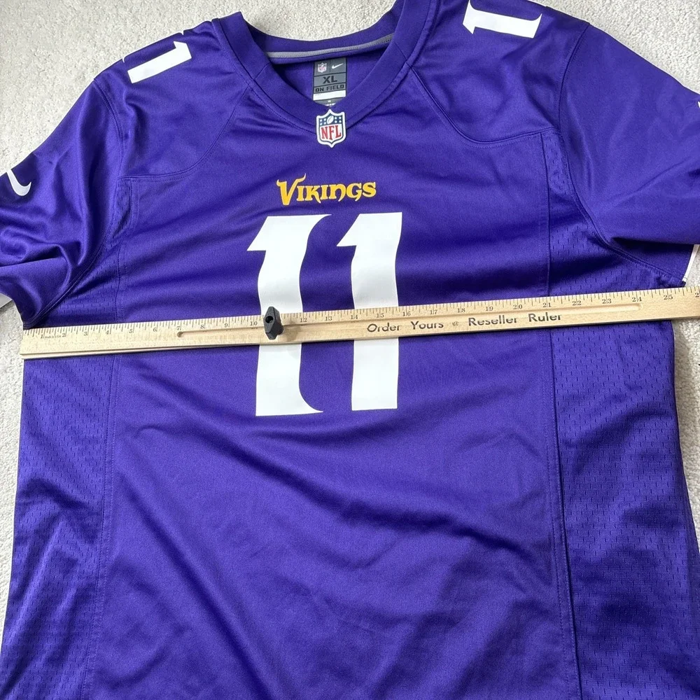 Mike Wallace #11 Minnesota Vikings NFL Nike On Field Purple Jersey Men's Size XL